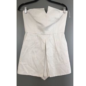 Topshop white romper